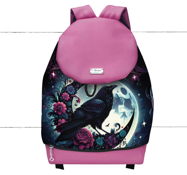 Pochette Coachella Corbeau à la lune