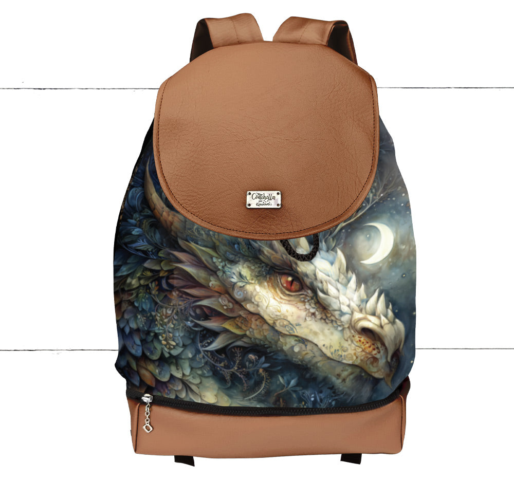 Pochette Coachella Dragon à la lune