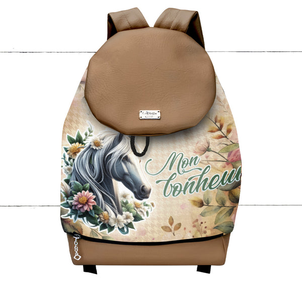 Sac À Dos 2 Compartiments Cybel X Phileas Cheval Licorne Bleu - Le Plus