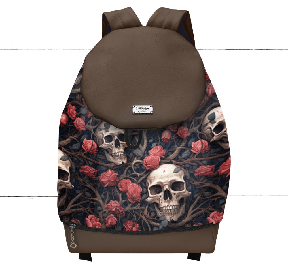 Pochette Coachella Skulls rosiers