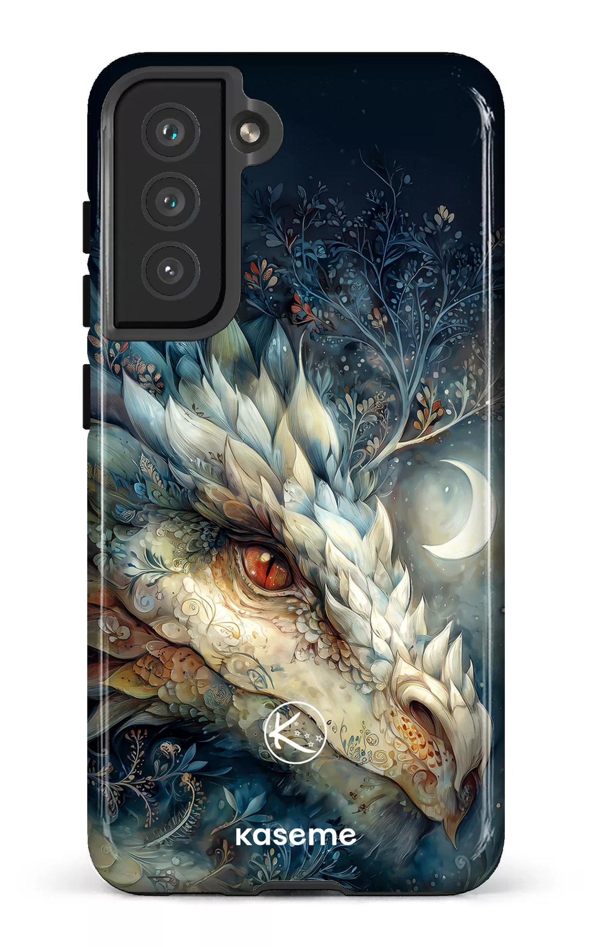 Étui à cellulaire - Dragon à la lune