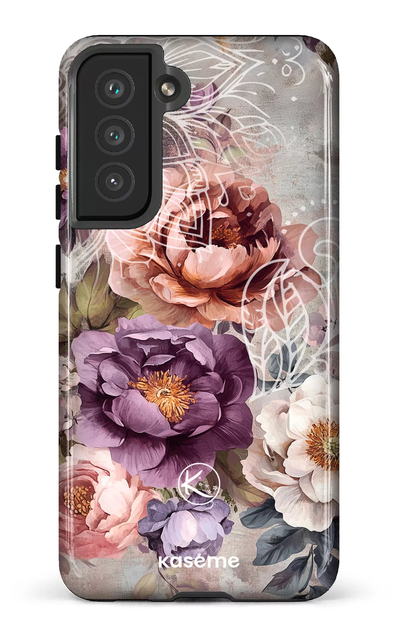 Étui à cellulaire - Fleurs d&