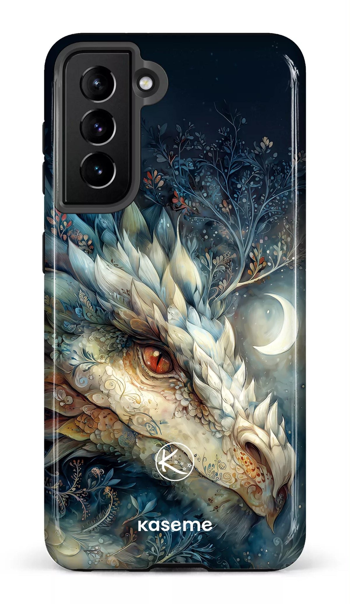 Étui à cellulaire - Dragon à la lune