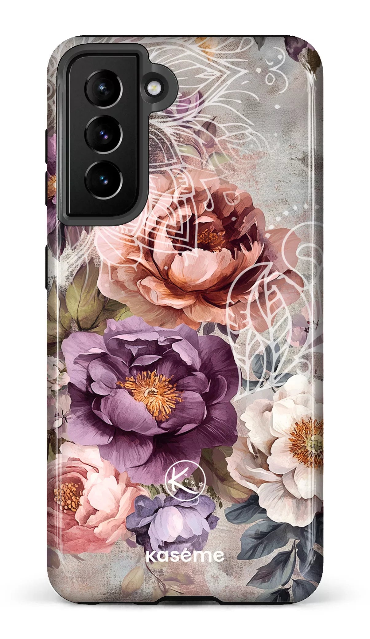 Étui à cellulaire - Fleurs d&
