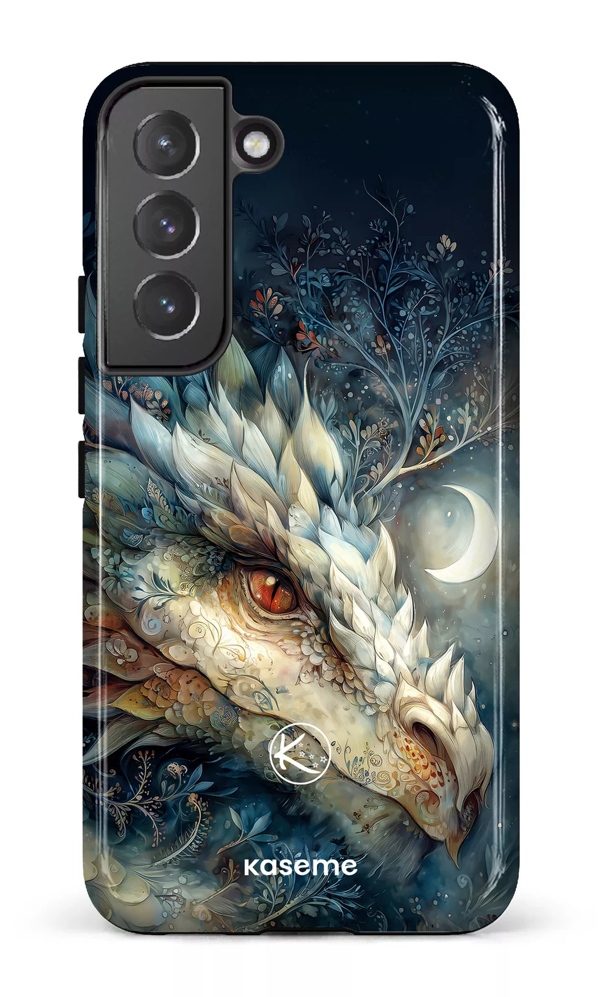 Étui à cellulaire - Dragon à la lune