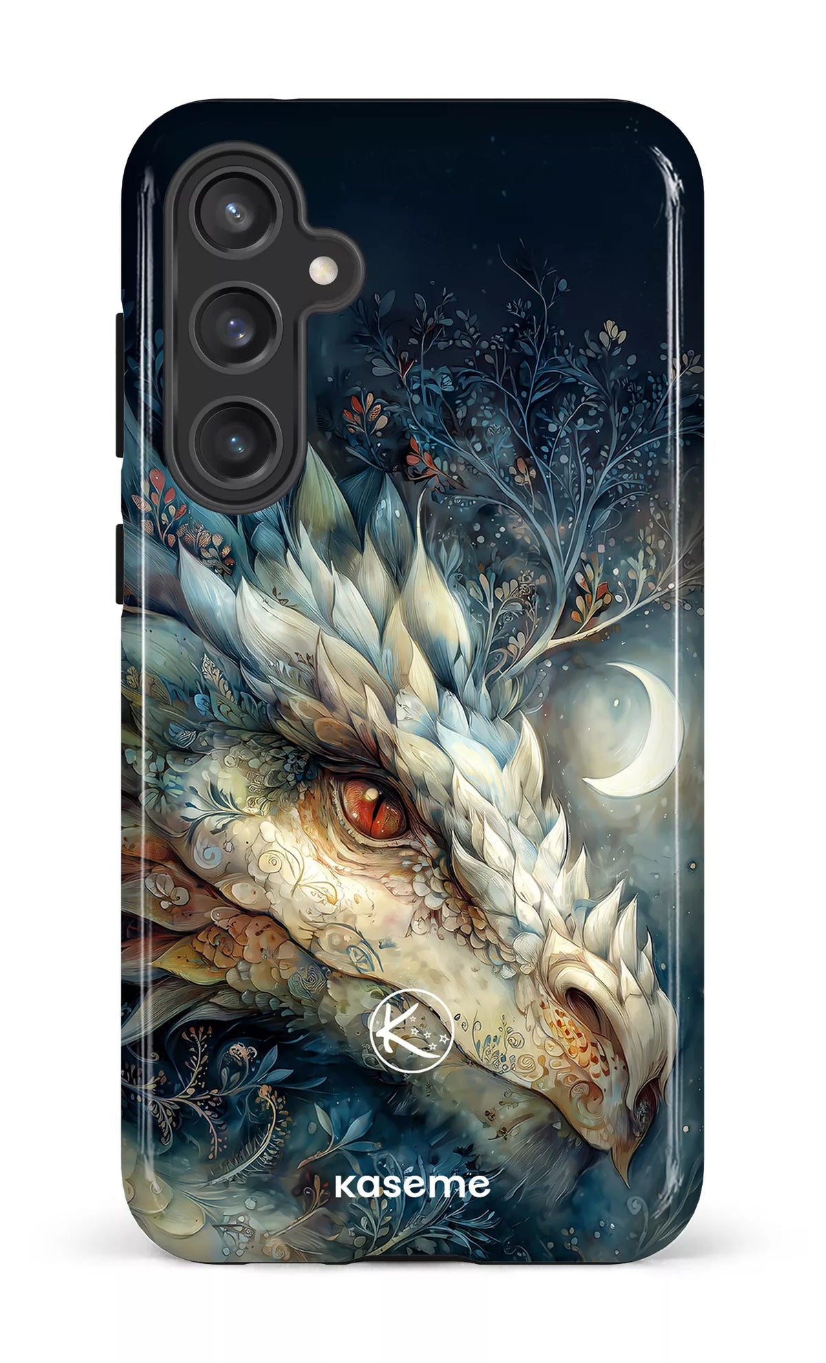 Étui à cellulaire - Dragon à la lune