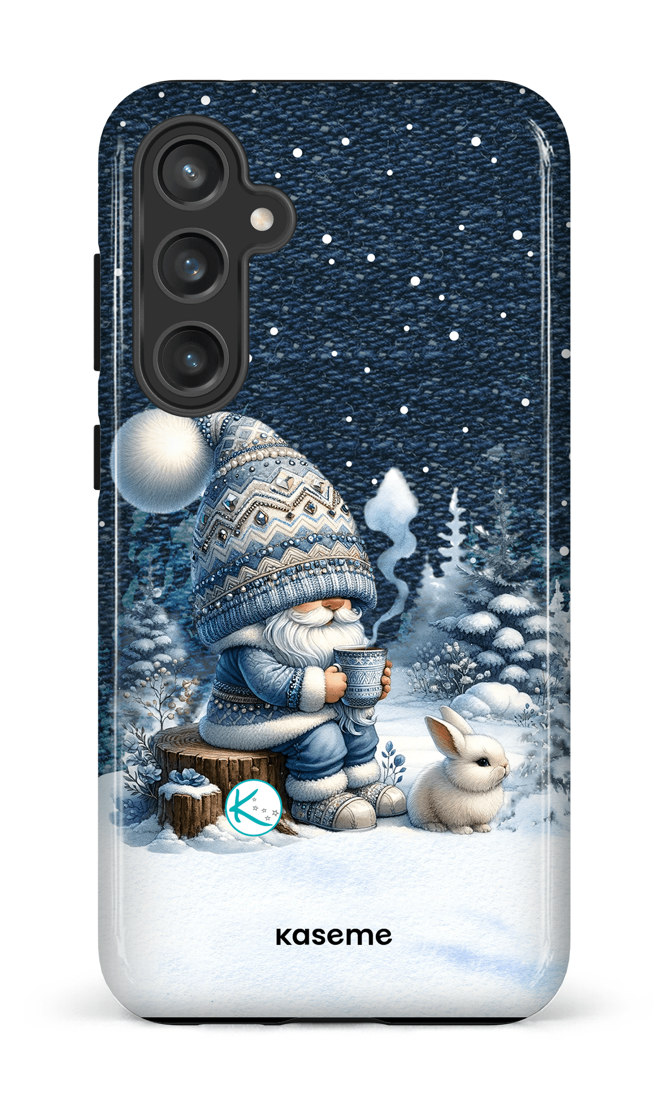 Étui à cellulaire - Gnome et son lapin
