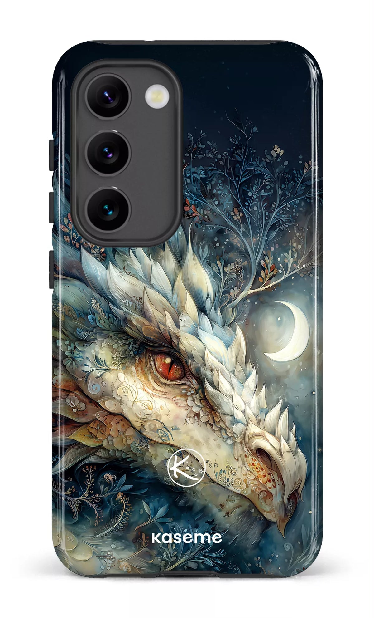 Étui à cellulaire - Dragon à la lune
