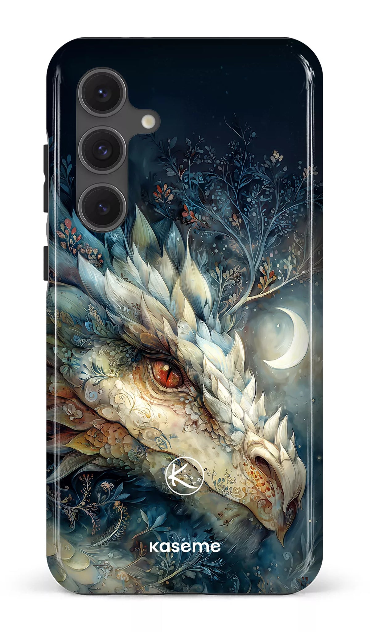 Étui à cellulaire - Dragon à la lune