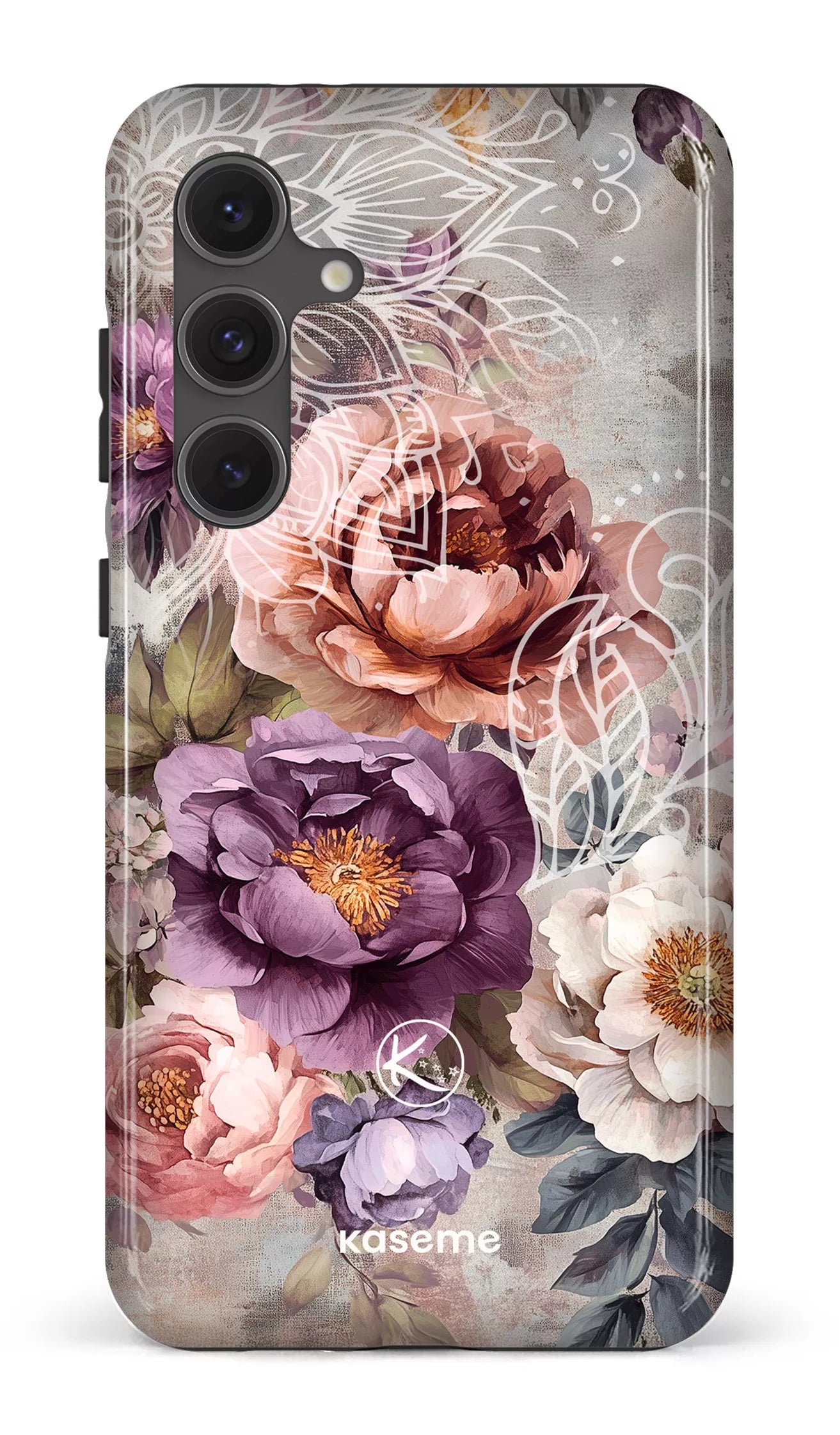 Étui à cellulaire - Fleurs d&
