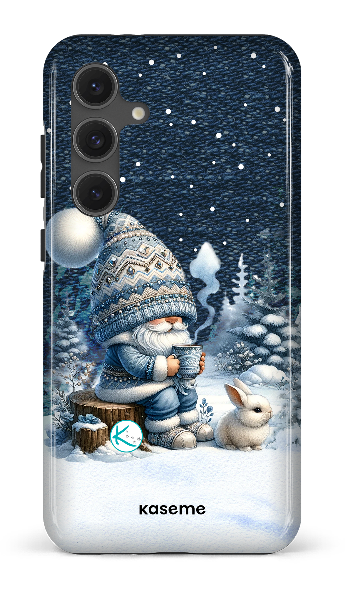 Étui à cellulaire - Gnome et son lapin
