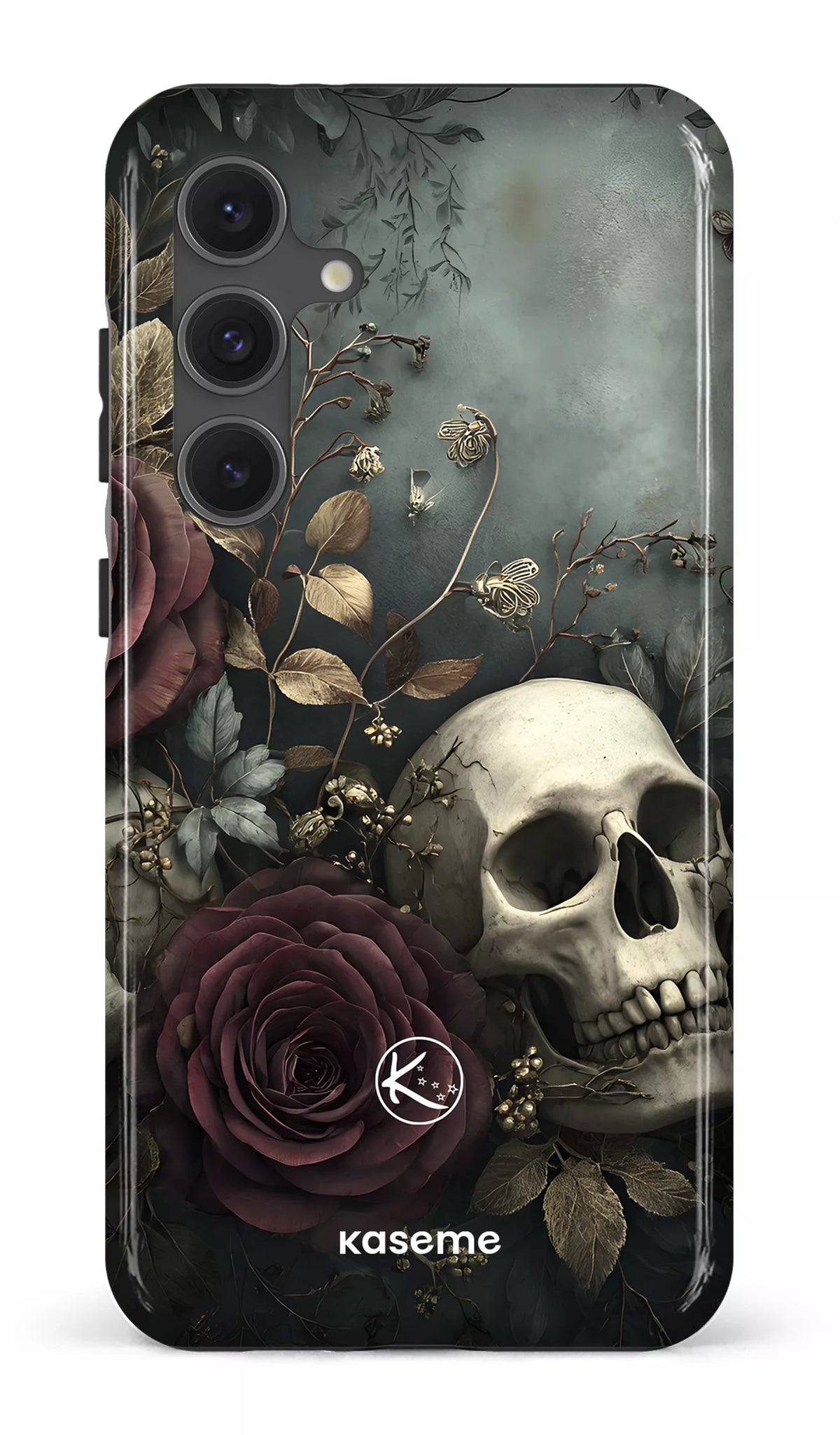 Étui à cellulaire - Roses macabres
