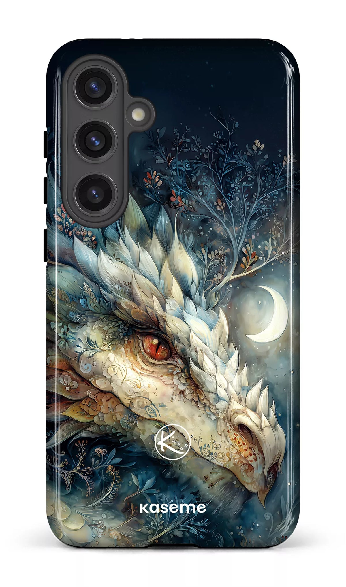 Étui à cellulaire - Dragon à la lune