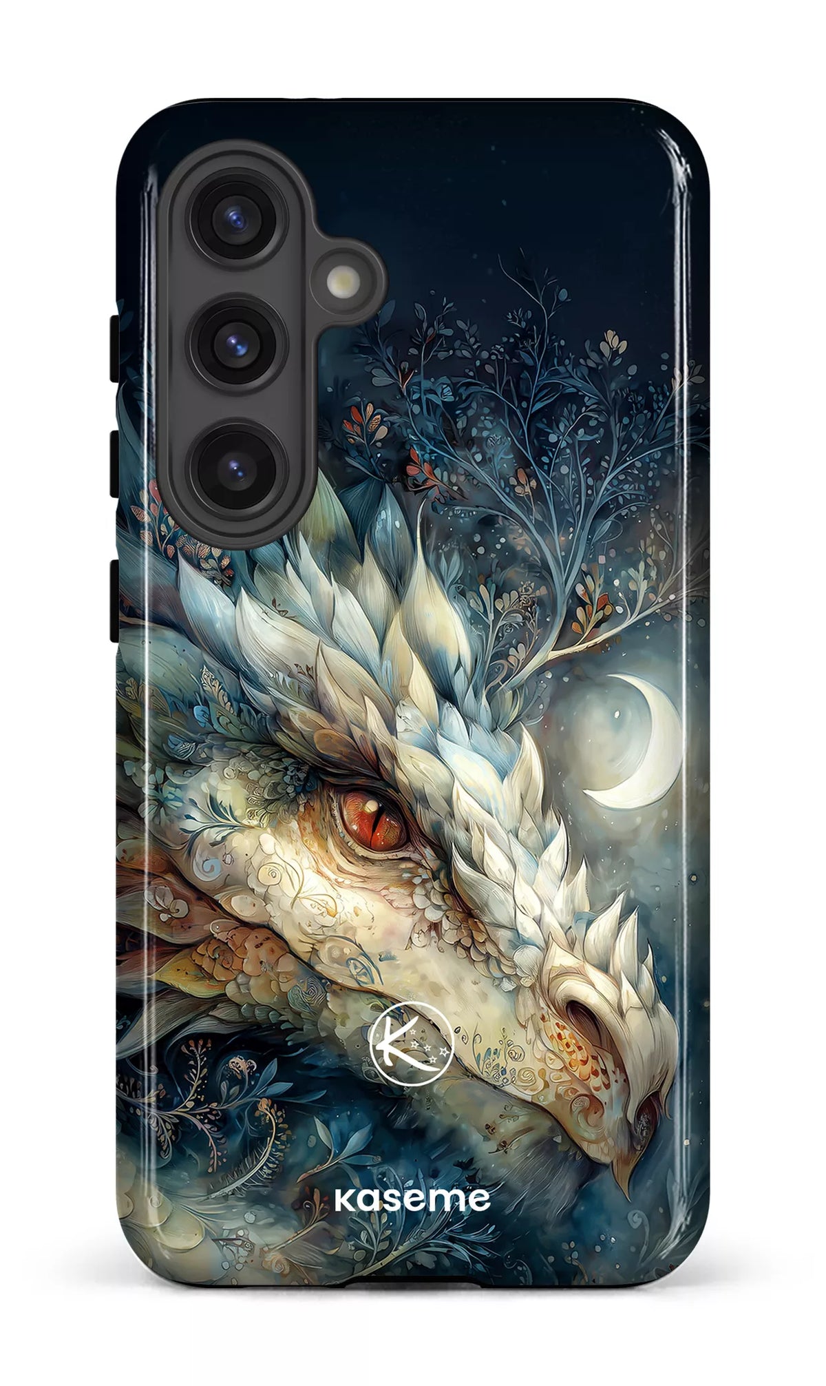 Étui à cellulaire - Dragon à la lune