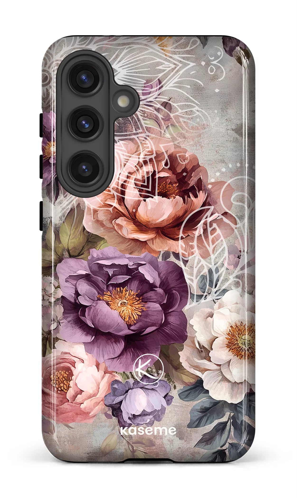 Étui à cellulaire - Fleurs d&