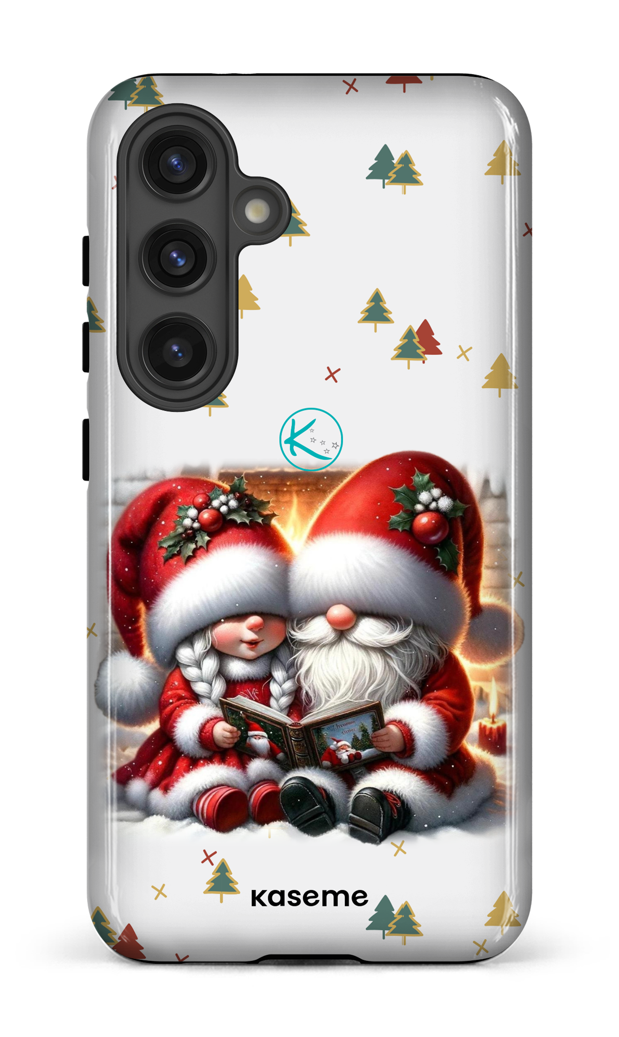 Étui à cellulaire - Gnome Maman et Papa Noël