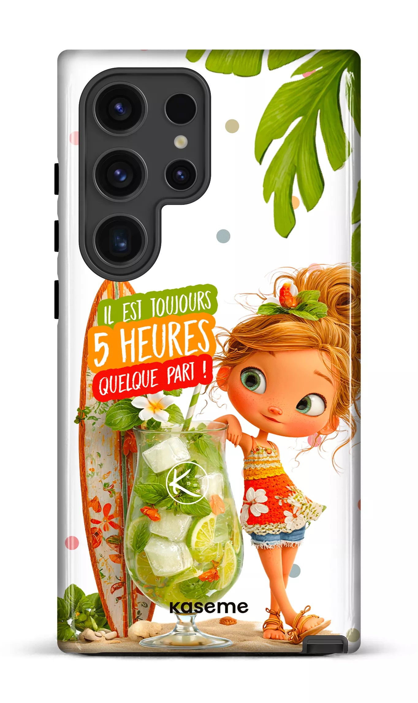 Étui à cellulaire - Il est toujours 5h