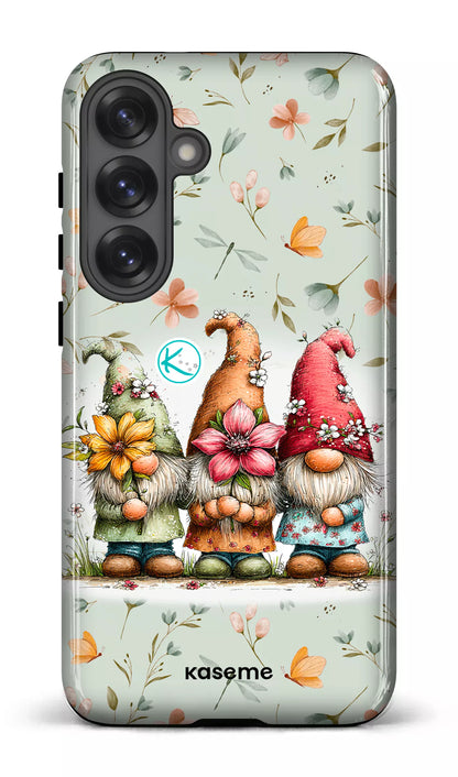 Étui à cellulaire - Gnomes à la fleur