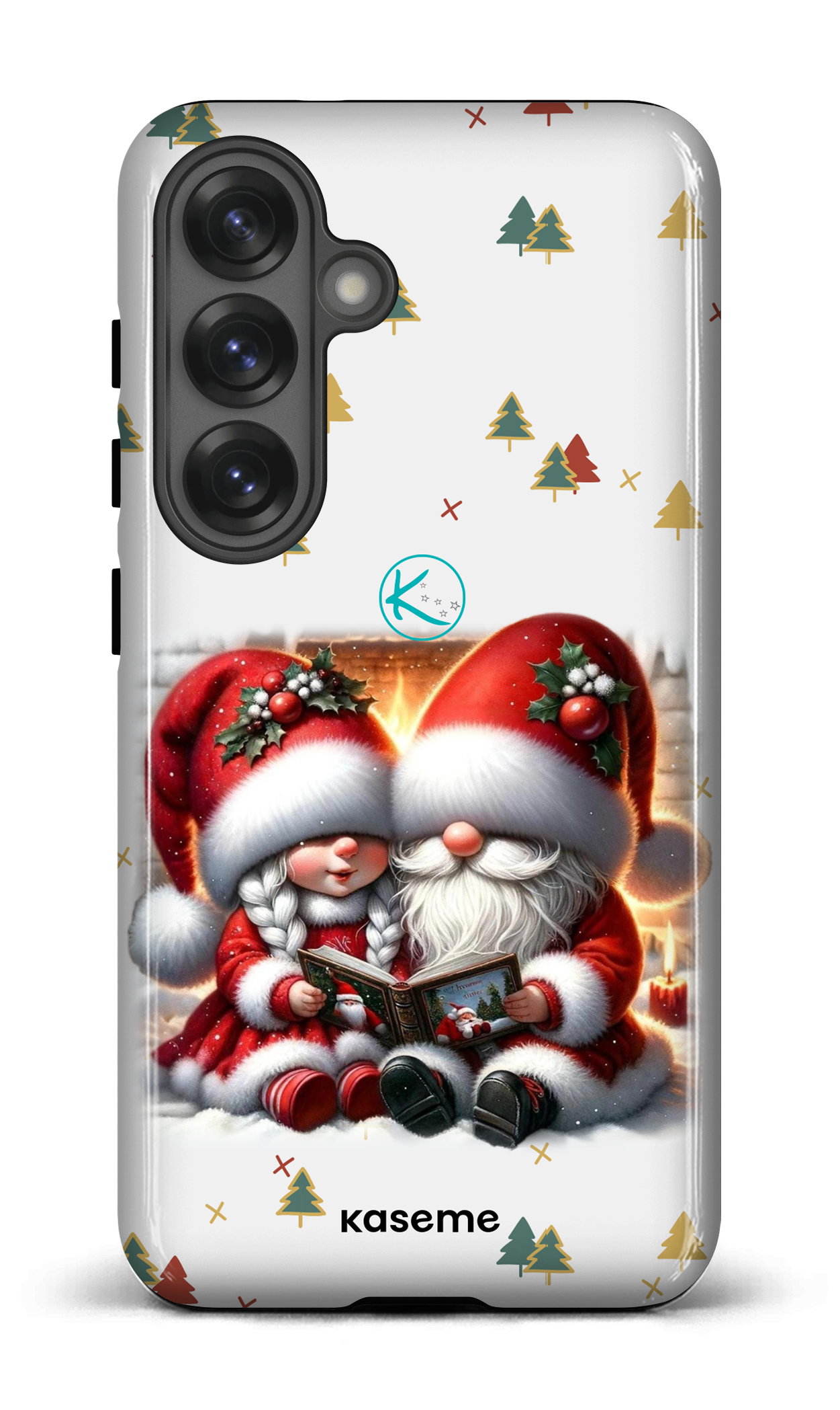 Étui à cellulaire - Gnome Maman et Papa Noël