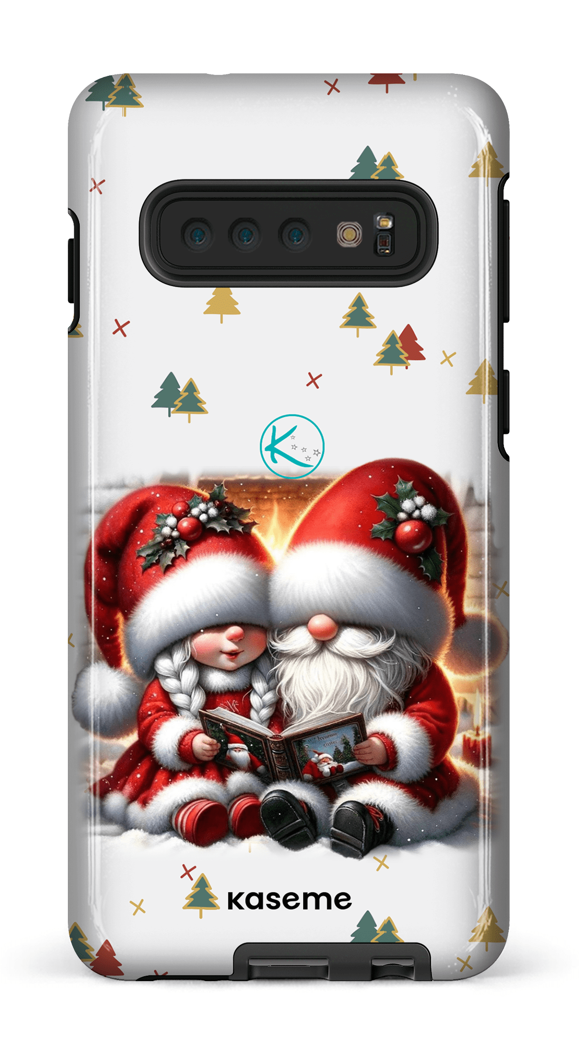 Étui à cellulaire - Gnome Maman et Papa Noël