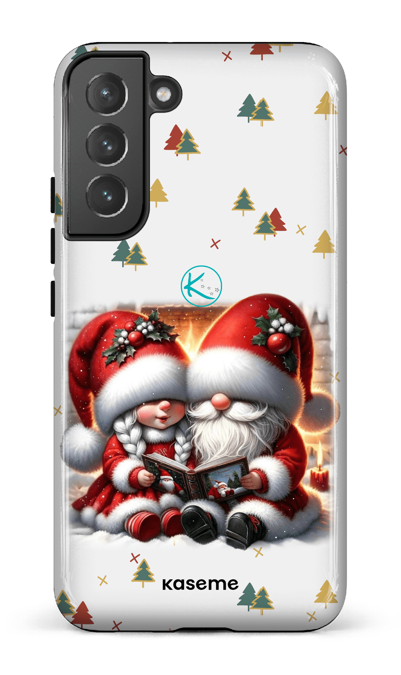 Étui à cellulaire - Gnome Maman et Papa Noël