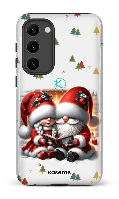 Étui à cellulaire - Gnome Maman et Papa Noël