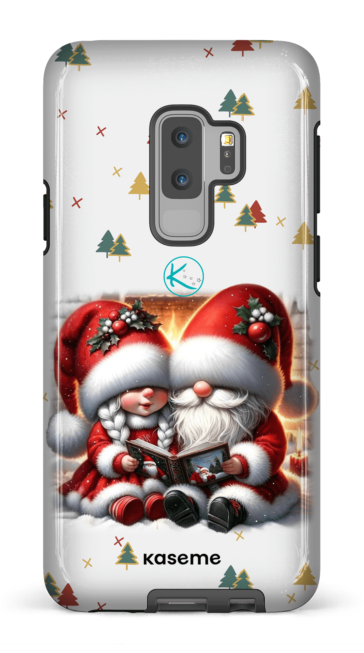 Étui à cellulaire - Gnome Maman et Papa Noël