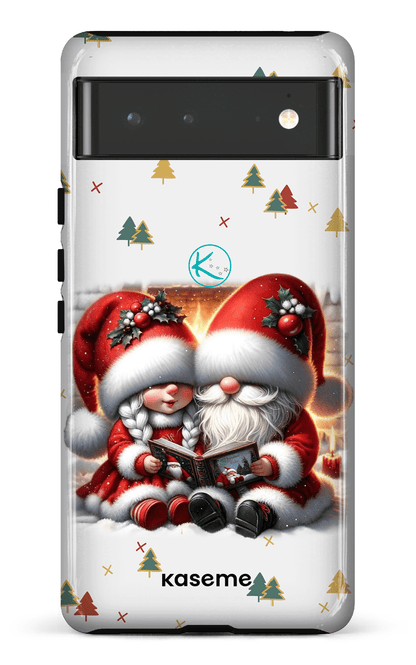Étui à cellulaire - Gnome Maman et Papa Noël