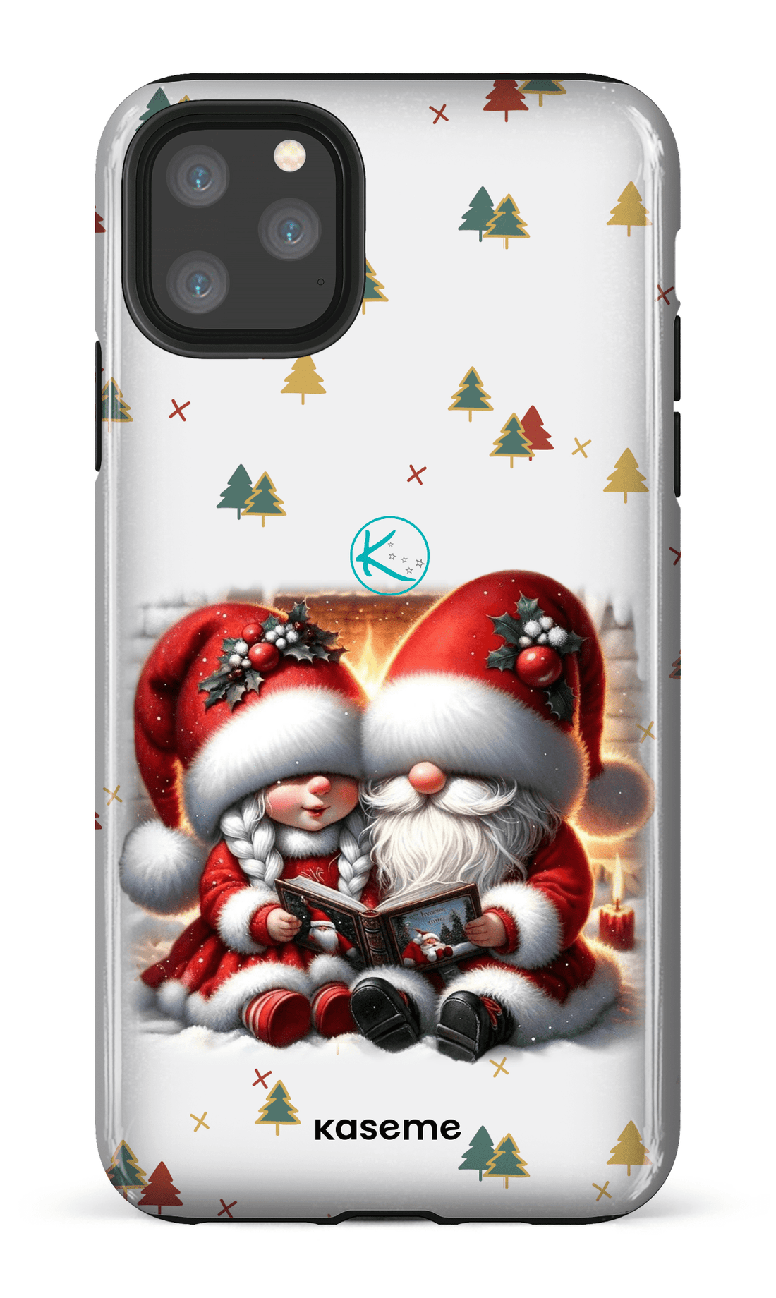 Étui à cellulaire - Gnome Maman et Papa Noël