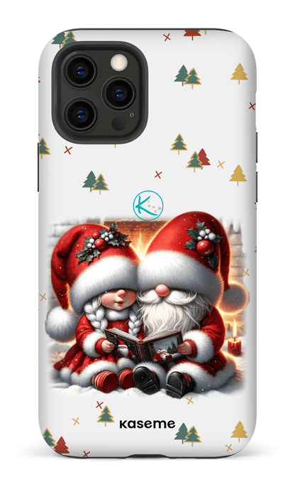 Étui à cellulaire - Gnome Maman et Papa Noël