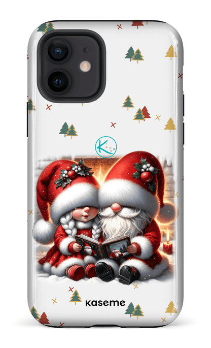 Étui à cellulaire - Gnome Maman et Papa Noël