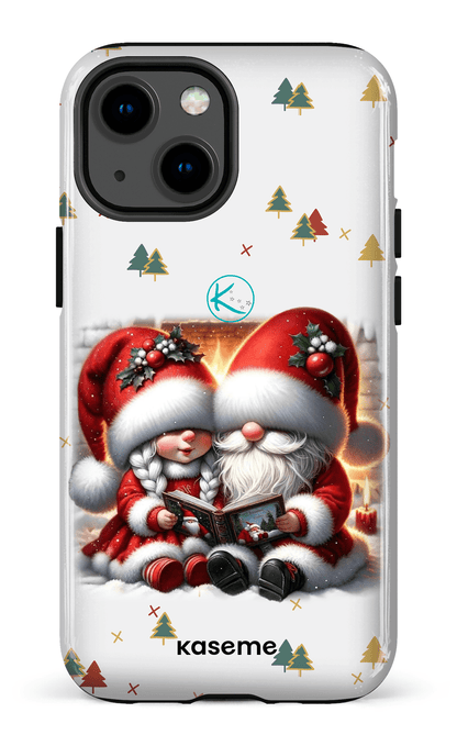 Étui à cellulaire - Gnome Maman et Papa Noël