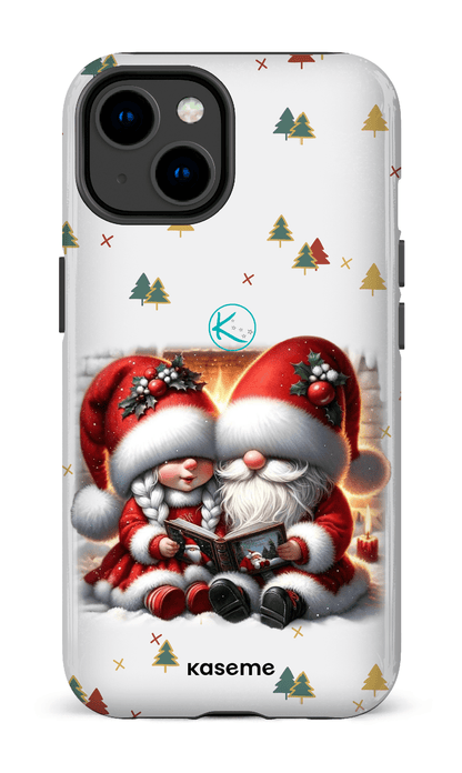 Étui à cellulaire - Gnome Maman et Papa Noël