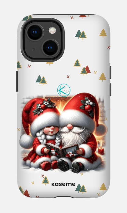 Étui à cellulaire - Gnome Maman et Papa Noël