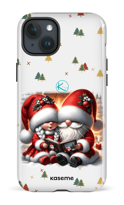Étui à cellulaire - Gnome Maman et Papa Noël