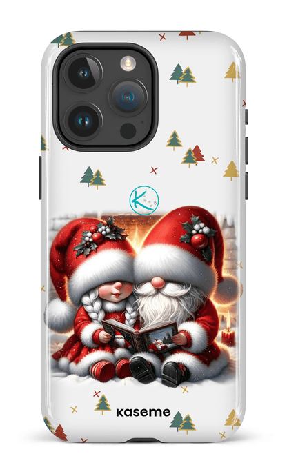 Étui à cellulaire - Gnome Maman et Papa Noël