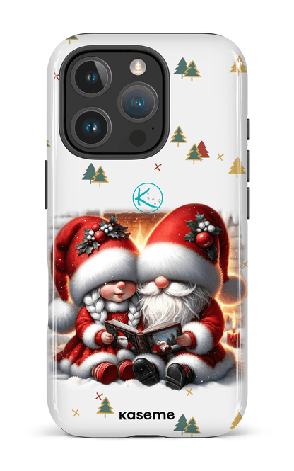 Étui à cellulaire - Gnome Maman et Papa Noël