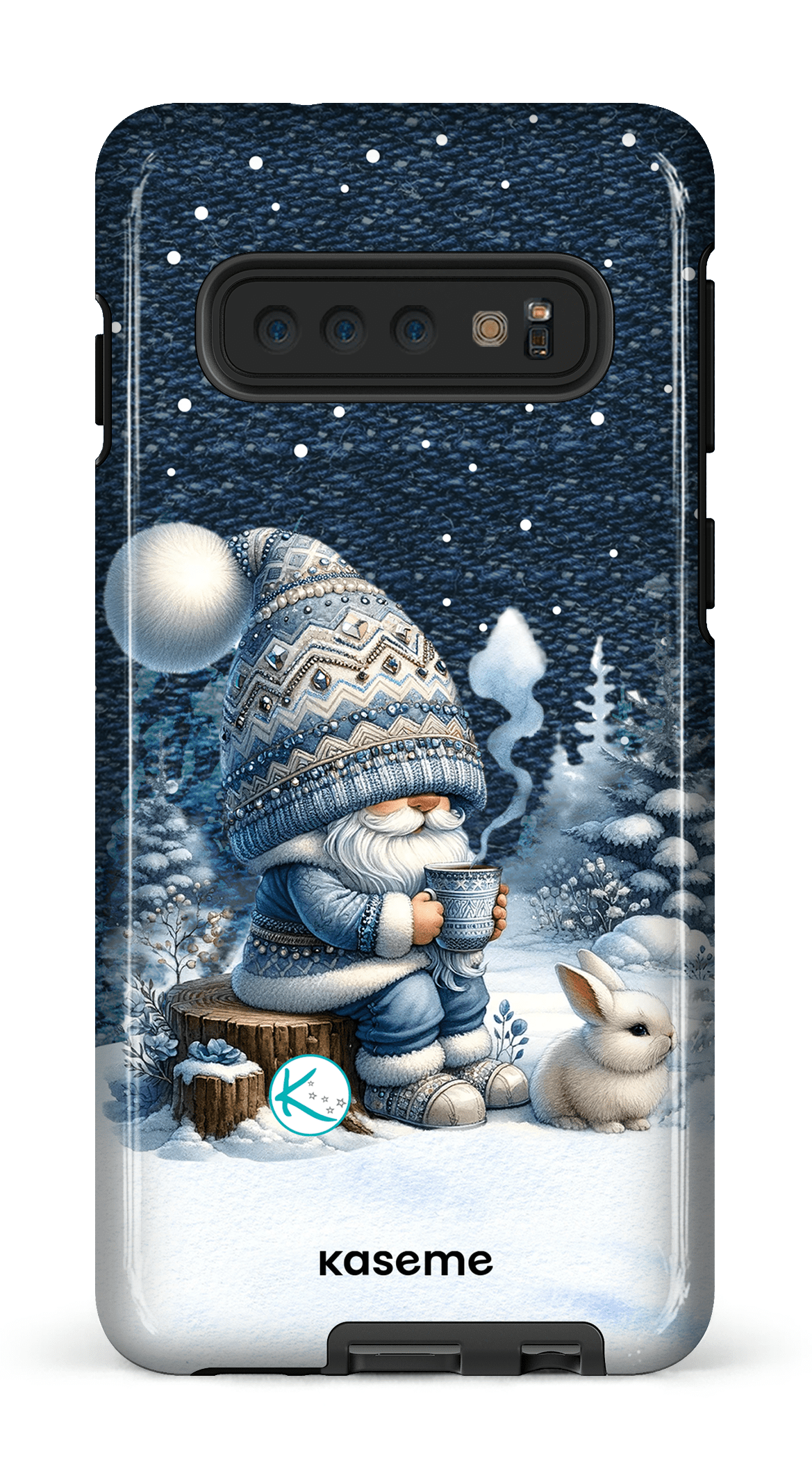Étui à cellulaire - Gnome et son lapin