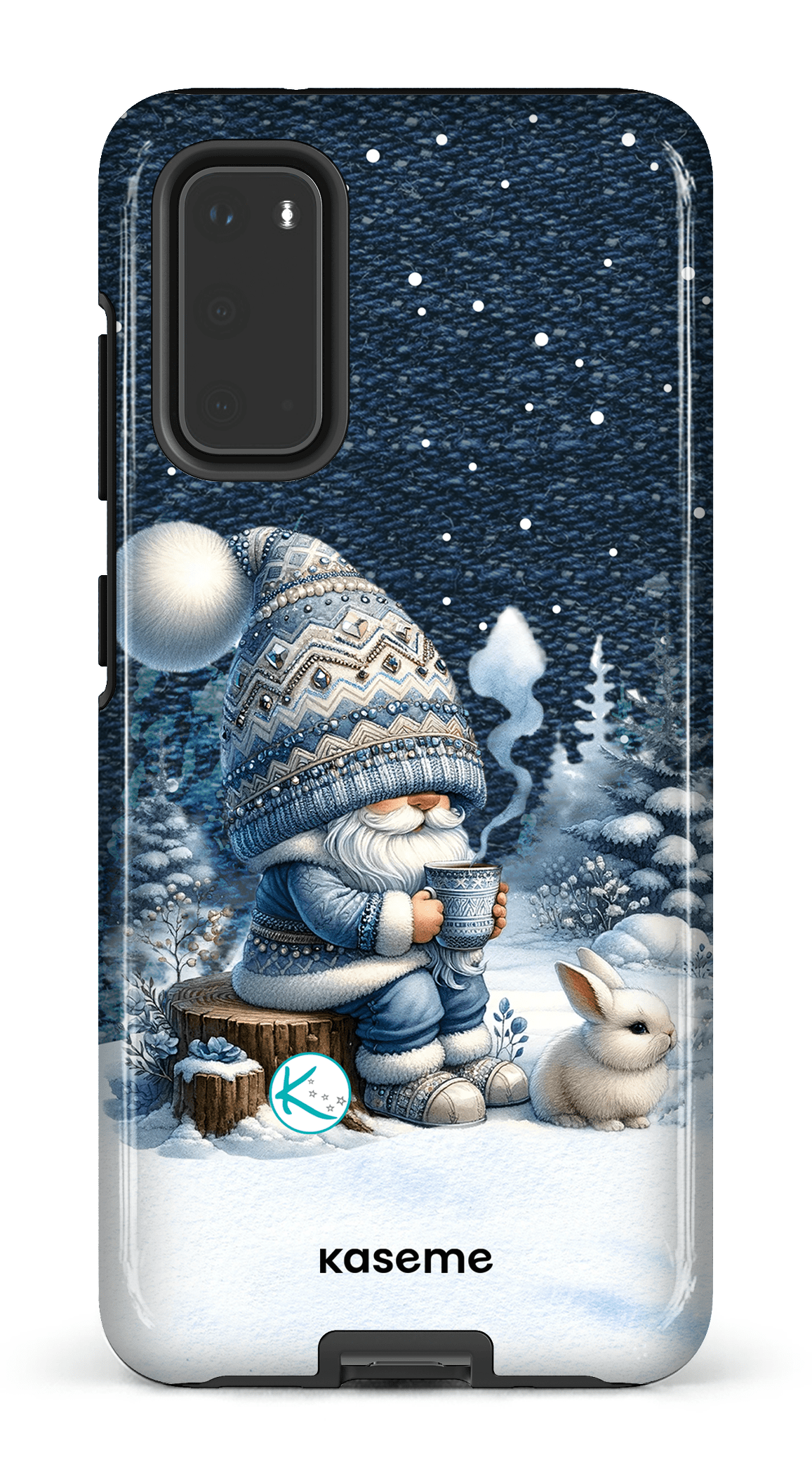 Étui à cellulaire - Gnome et son lapin