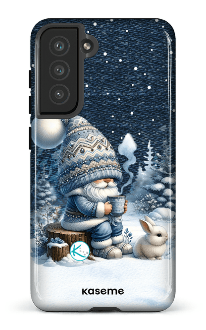 Étui à cellulaire - Gnome et son lapin