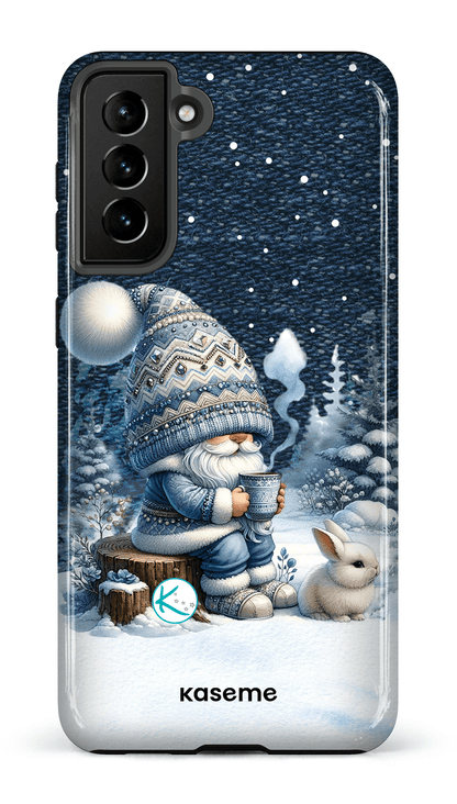 Étui à cellulaire - Gnome et son lapin