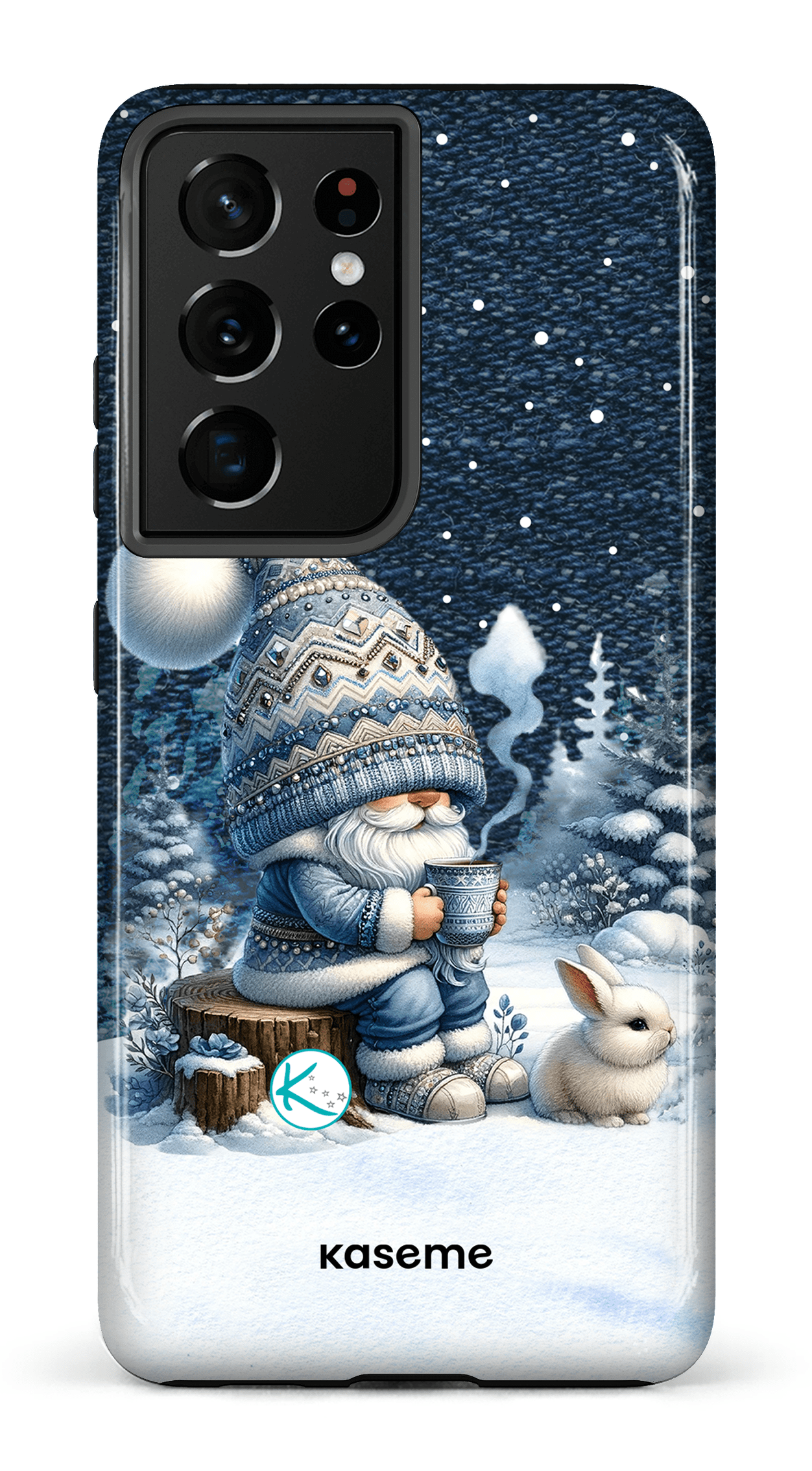 Étui à cellulaire - Gnome et son lapin