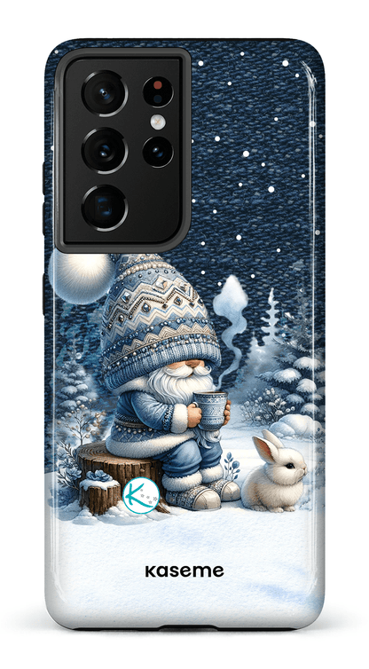 Étui à cellulaire - Gnome et son lapin