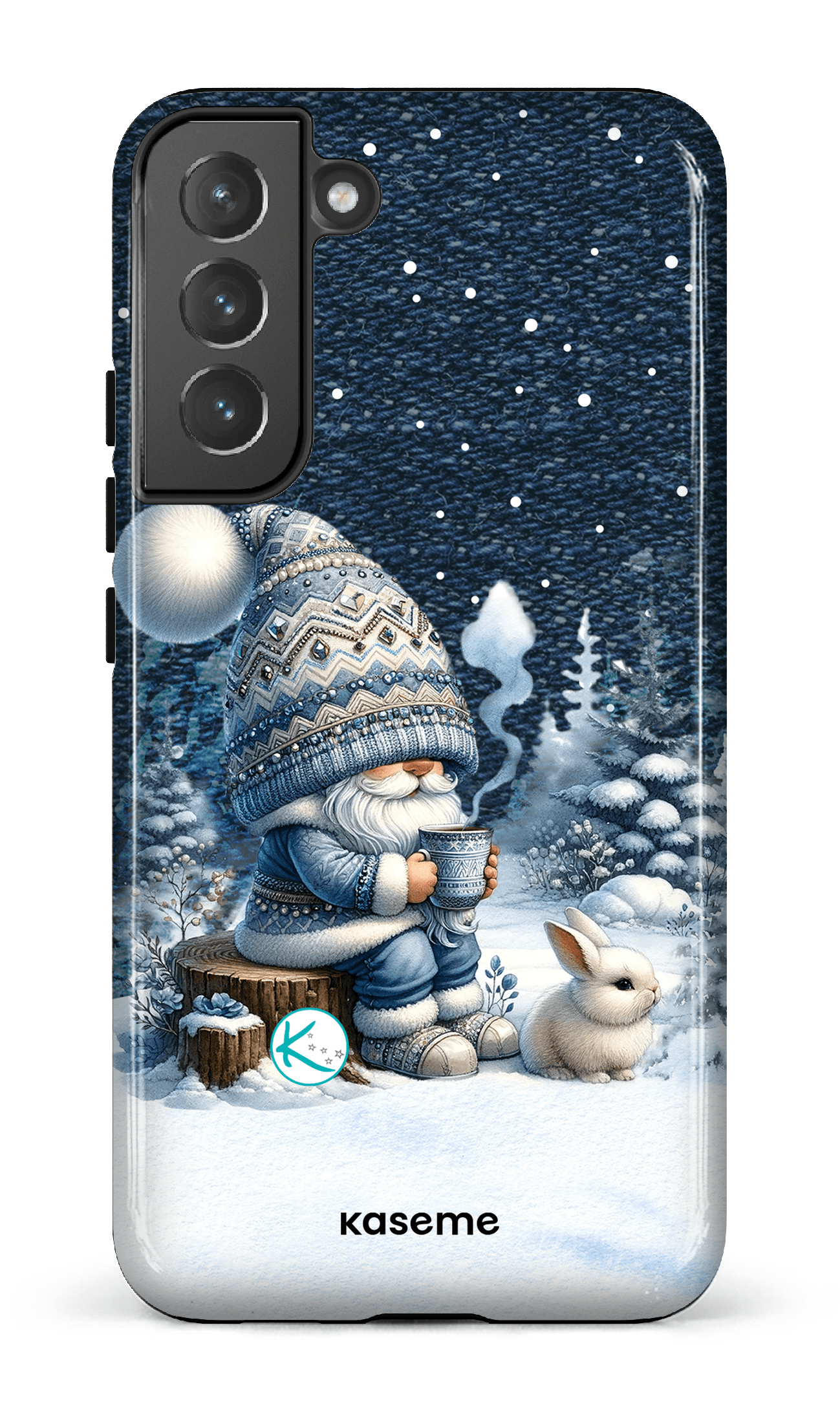 Étui à cellulaire - Gnome et son lapin