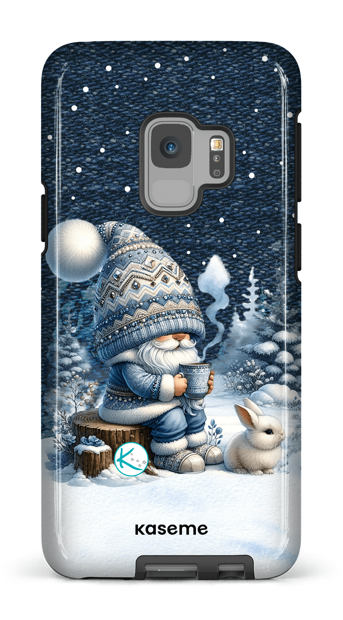 Étui à cellulaire - Gnome et son lapin