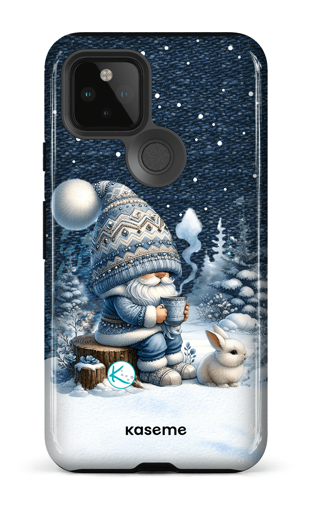 Étui à cellulaire - Gnome et son lapin
