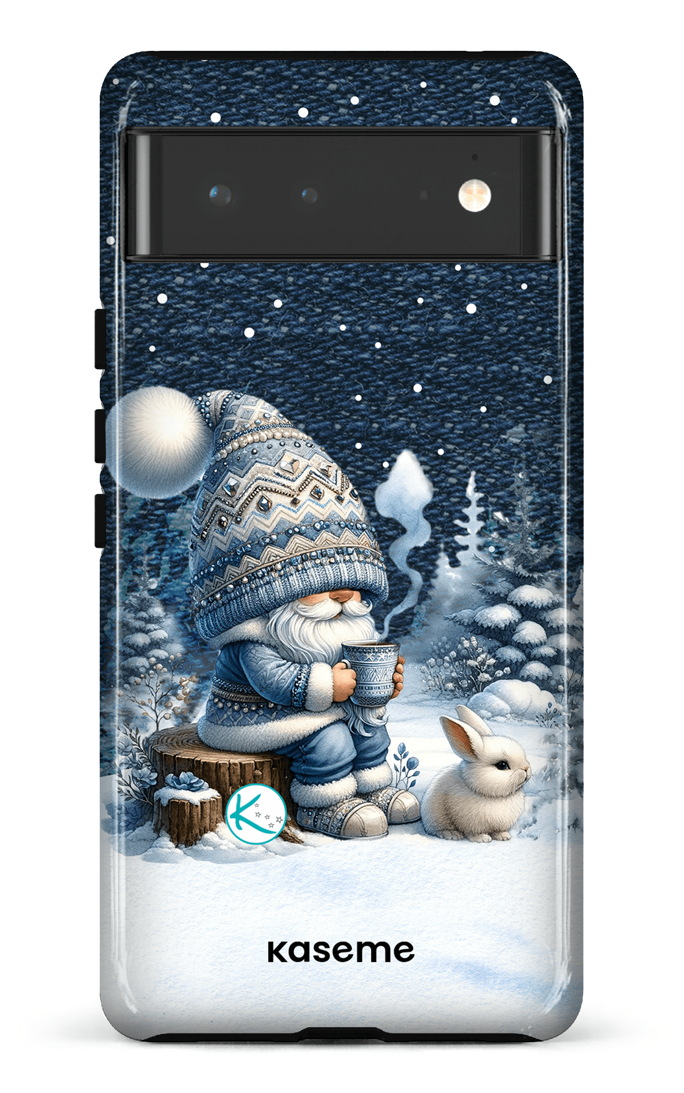 Étui à cellulaire - Gnome et son lapin