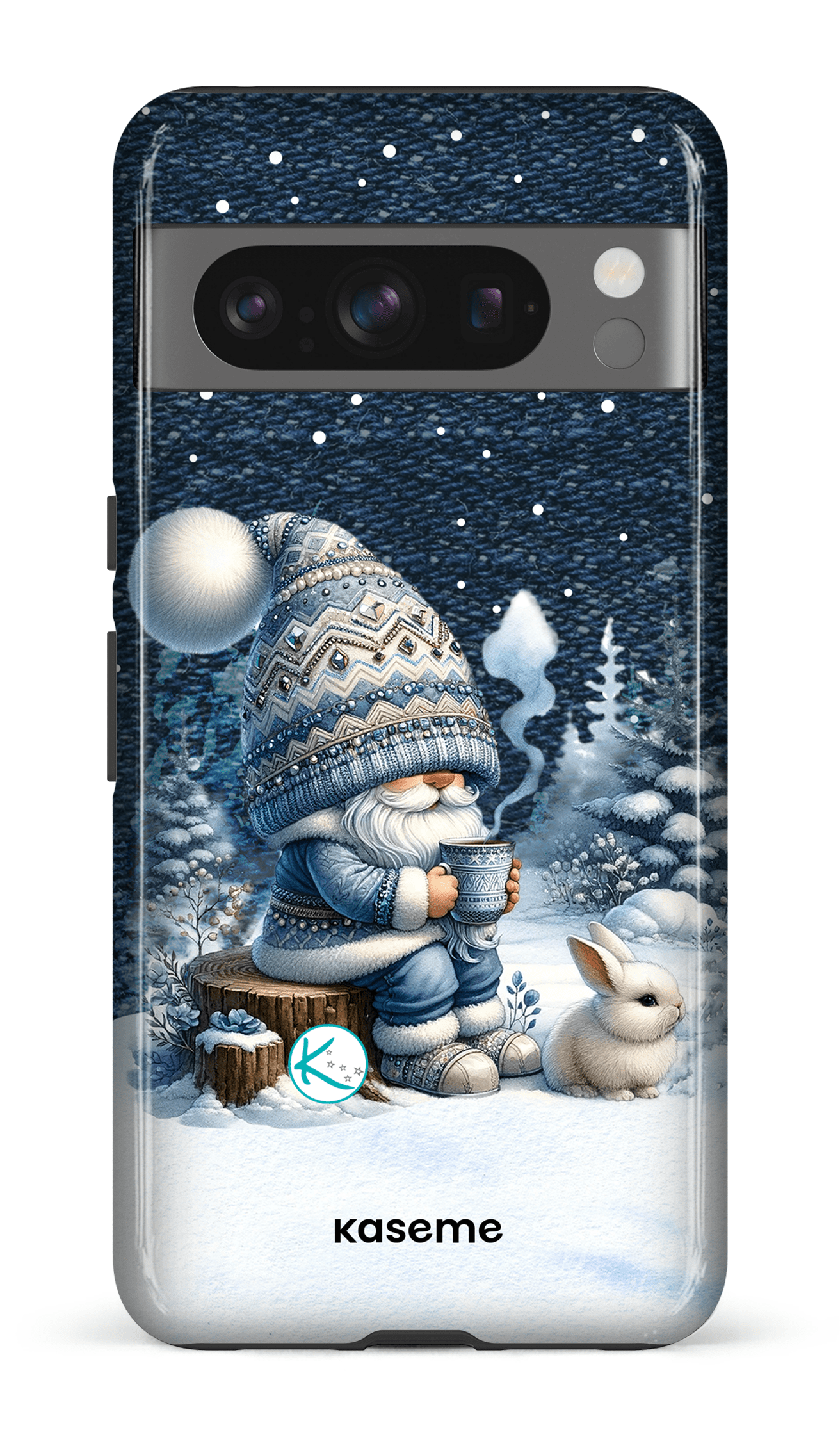 Étui à cellulaire - Gnome et son lapin