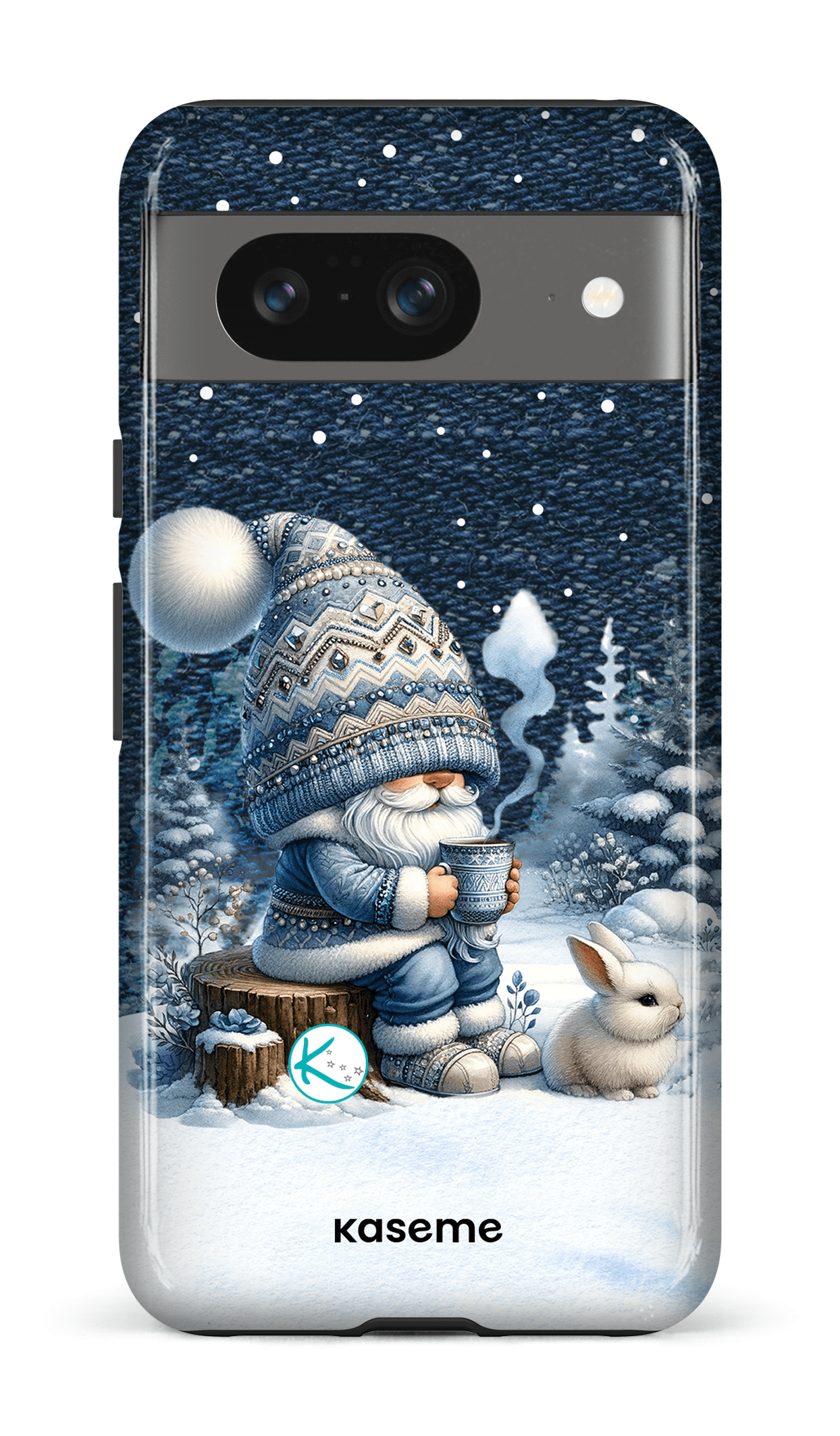Étui à cellulaire - Gnome et son lapin