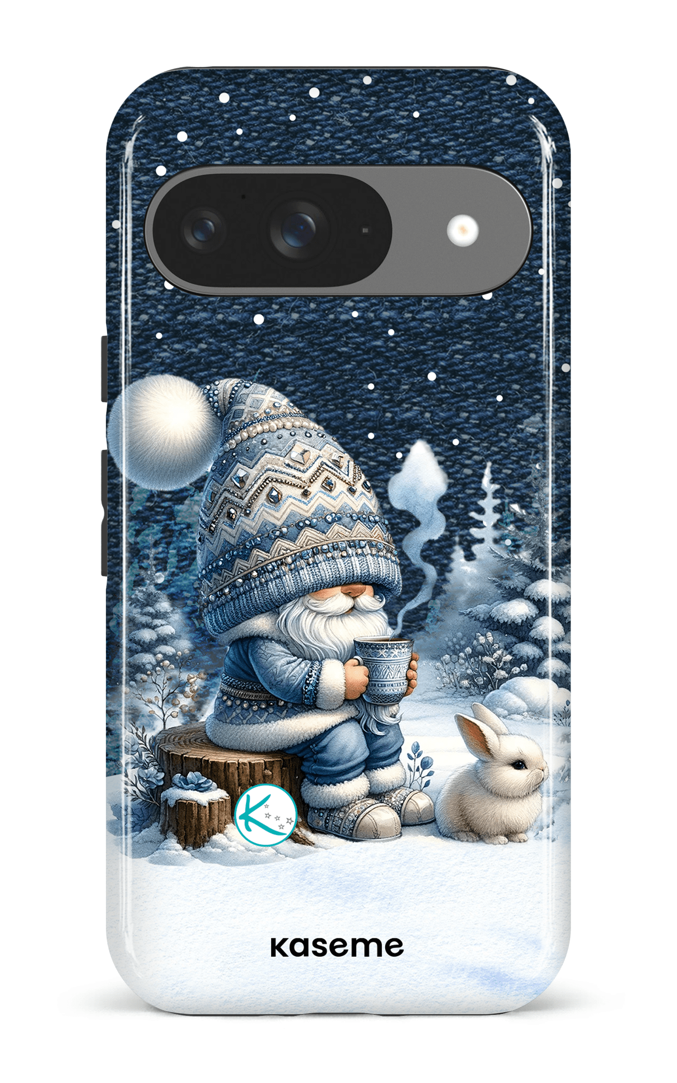Étui à cellulaire - Gnome et son lapin